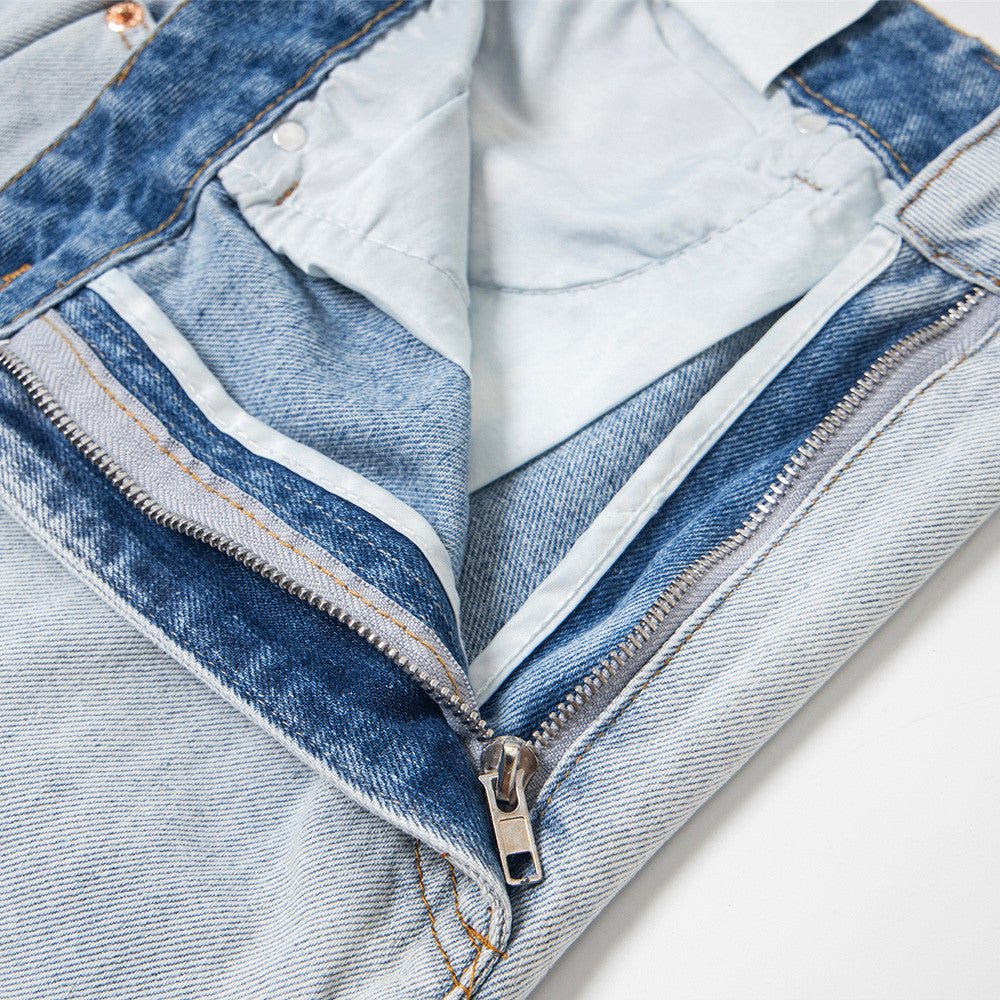 Jeans Uomo Patchwork