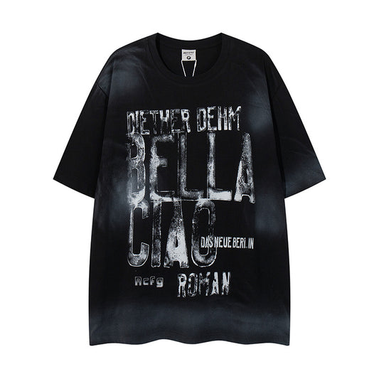 T-shirt Digital Letter Vibes