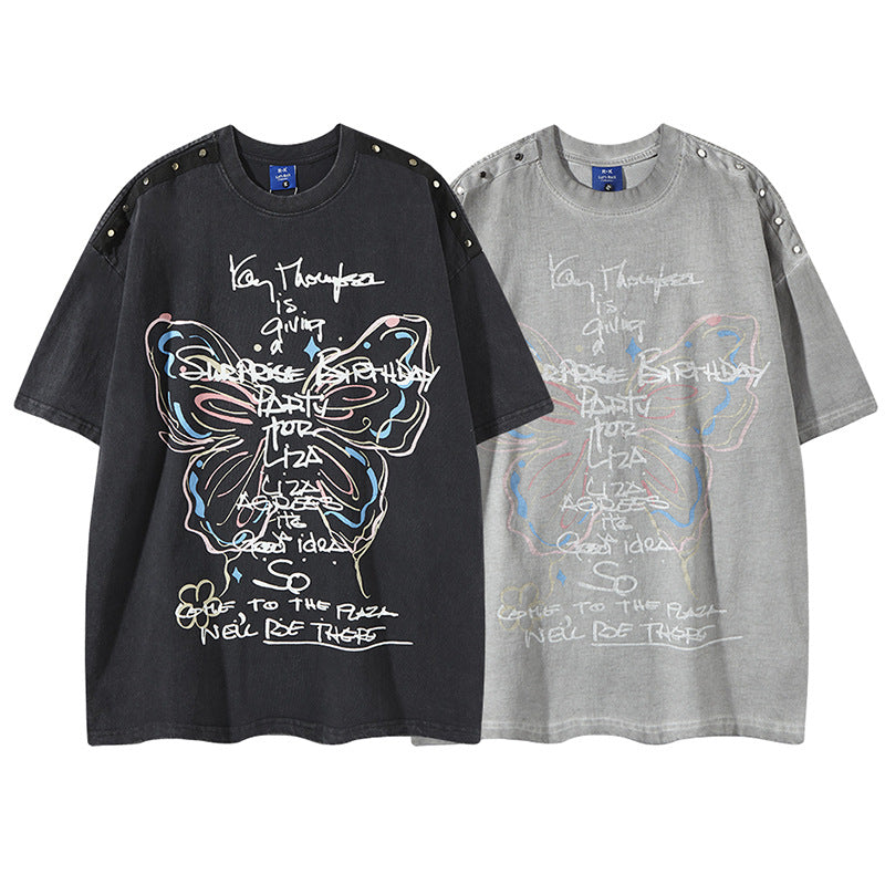 T-Shirt Butterfly Punk