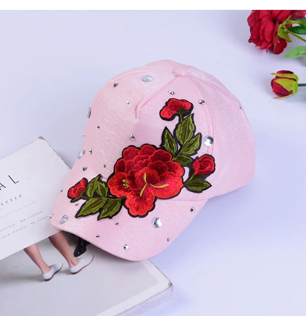 Cappello Baseball Moda Rosa Streetwear