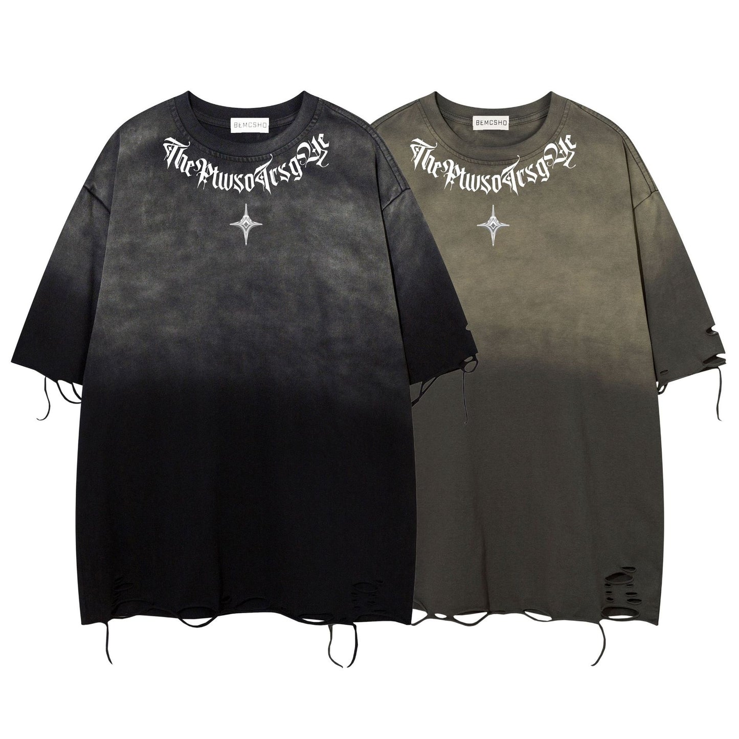 T-shirt Faded Script – Retro Wash Street Tee