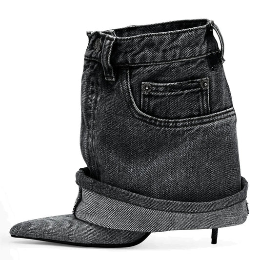 Stivaletti Denim High Heel Storm