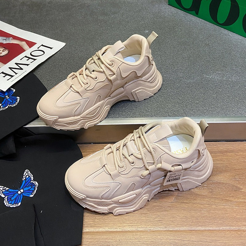Sneakers InsKorea – Scarpe Sportive Donna con Suola Spessa in Stile Coreano