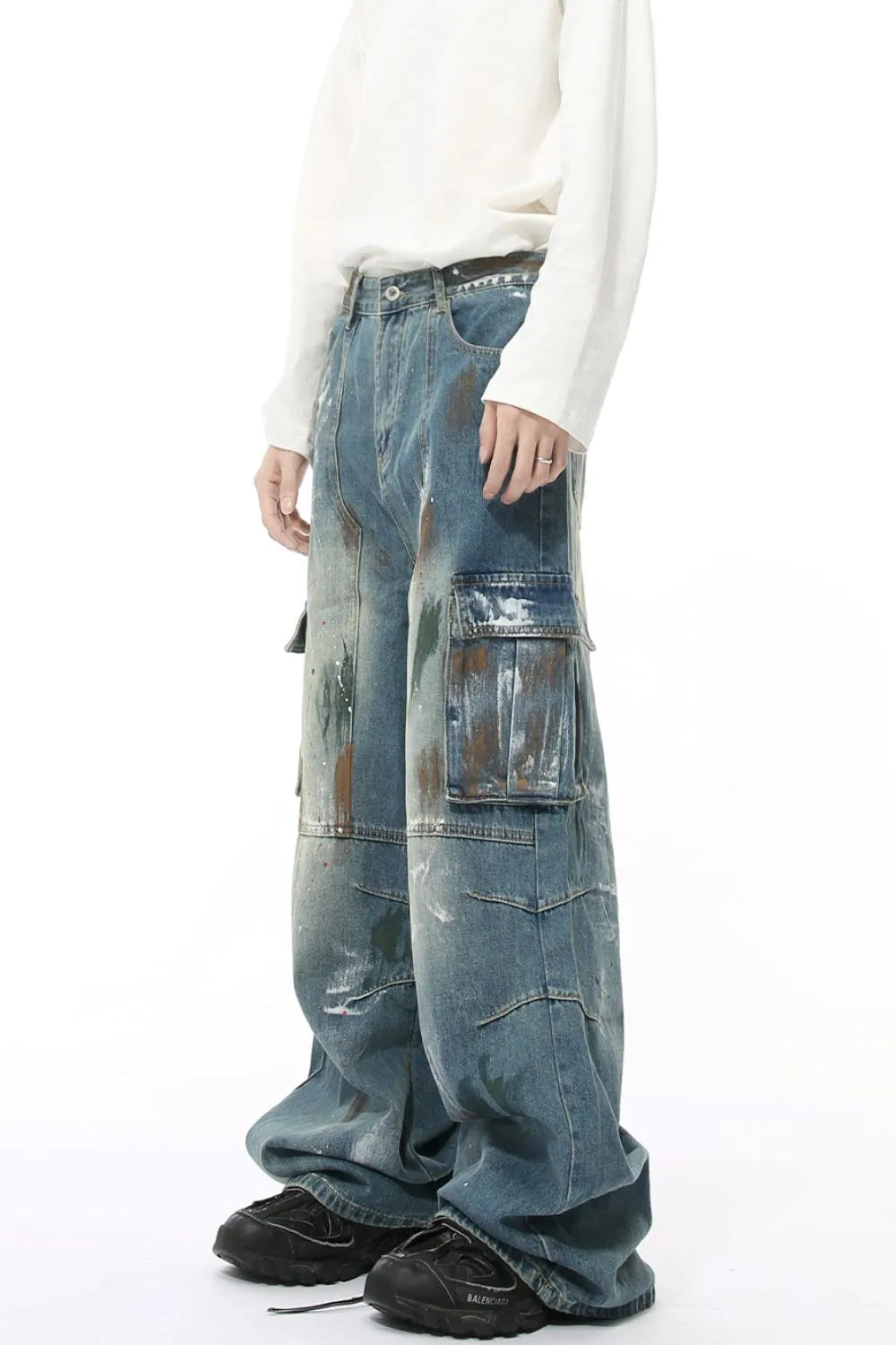 Jeans Cargo Waste Soil