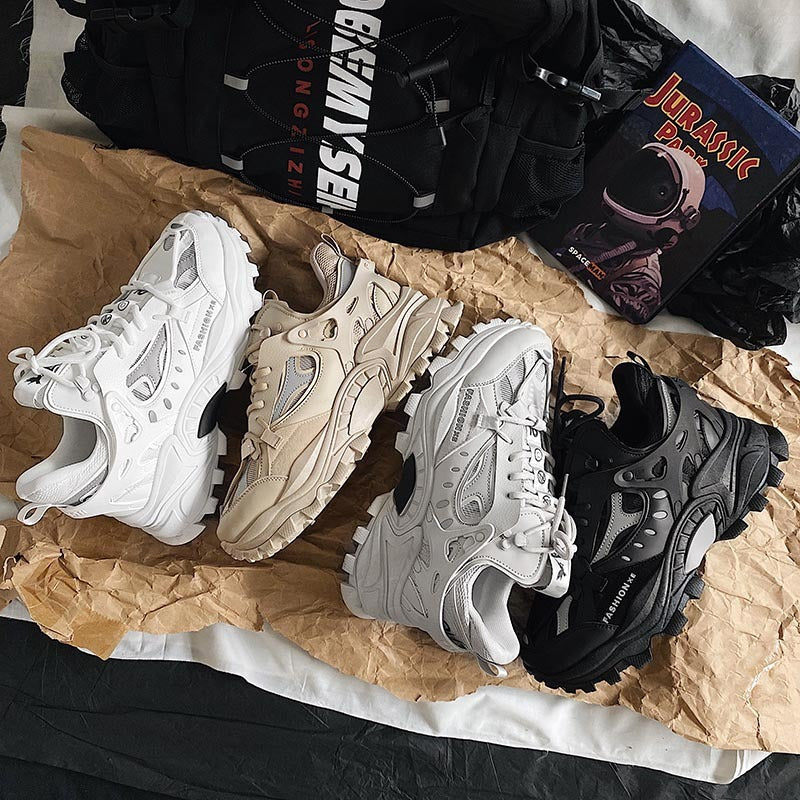 Sneakers Uomo JSHUB Urban Grid SS26 Streetwear Suola Spessa