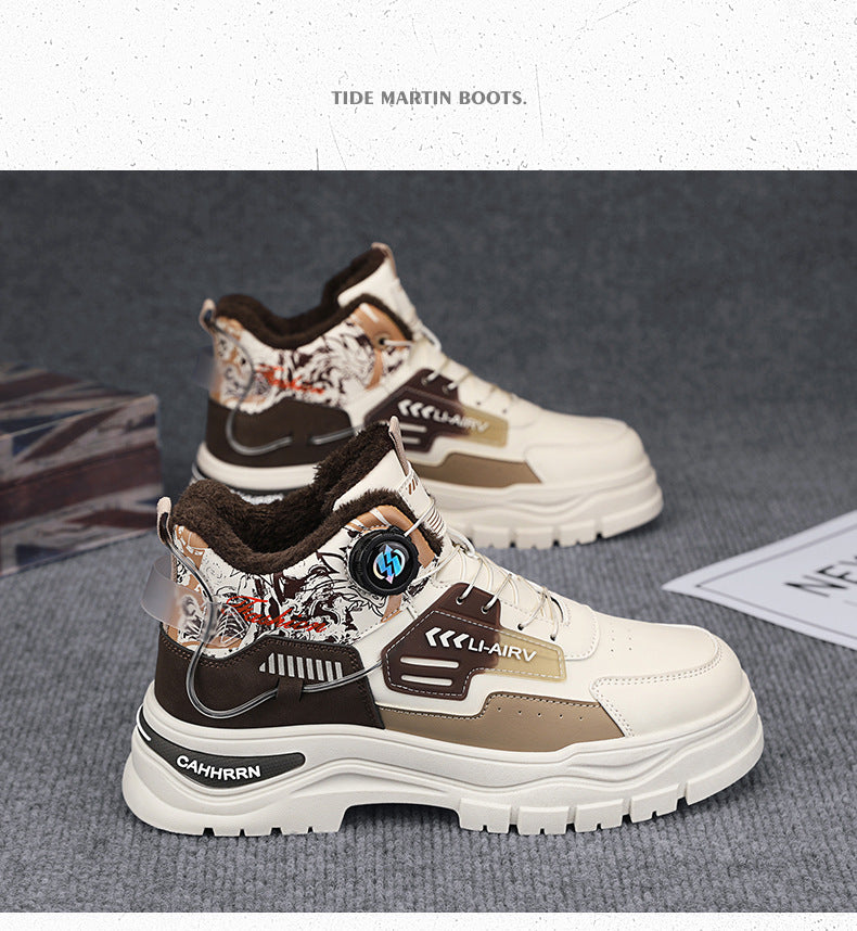 Stivali Martin Uomo UrbanTrail Suola Spessa Impermeabile Antiscivolo