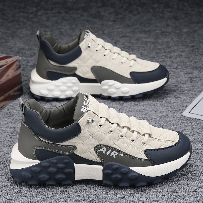 Scarpe Uomo Streetwear Chunky Sneakers Sportive Suola Grip