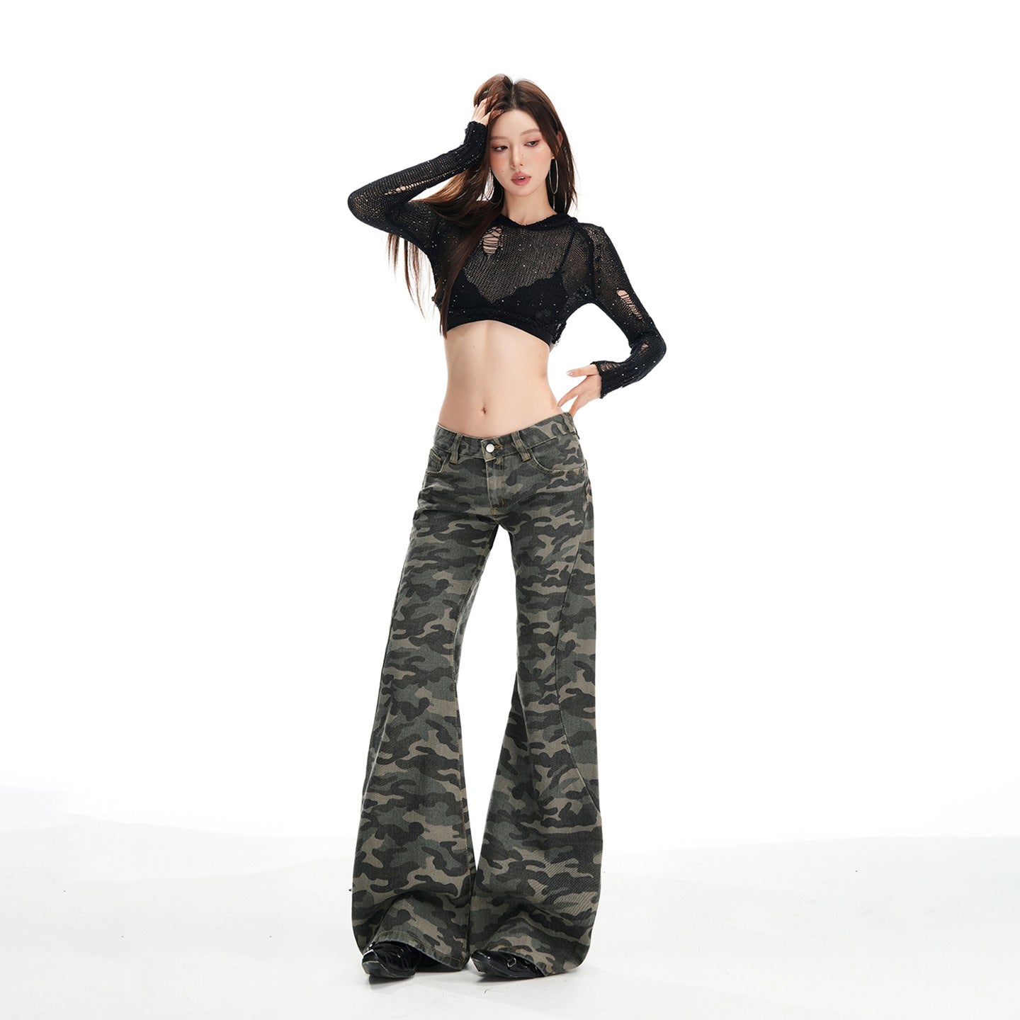 Jeans donna UrbanCam Flare Tromba