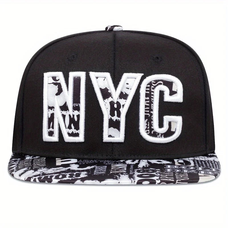 Cappello Flat Brim NYC – Ricamato Icona Hip-Hop