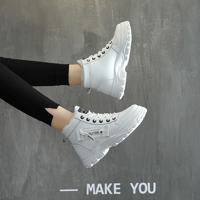 Scarpe invernali PlushKid – Sneakers di Cotone Invernali per Studentesse con Interno in Peluche