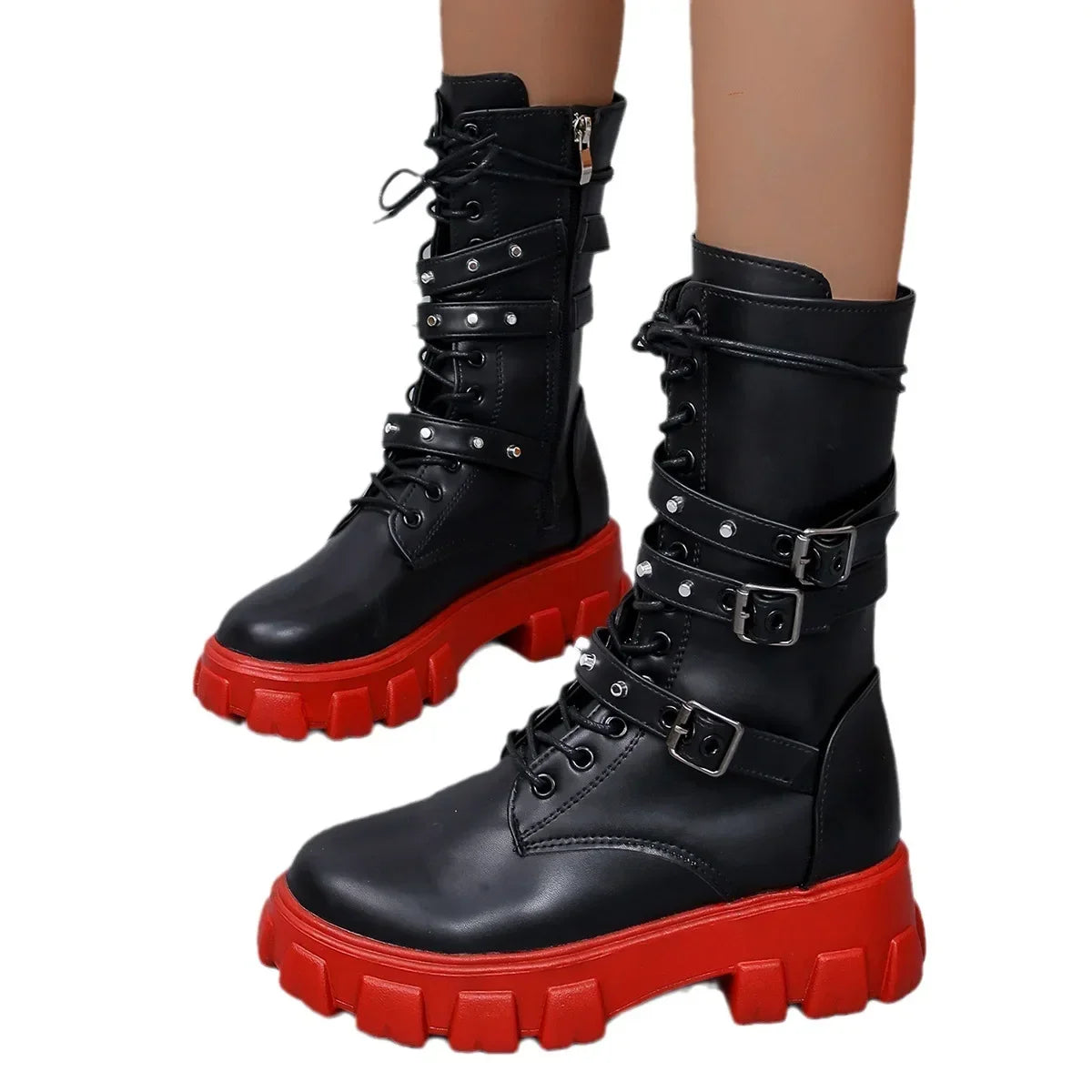 Stivali Platform Punk Gotici