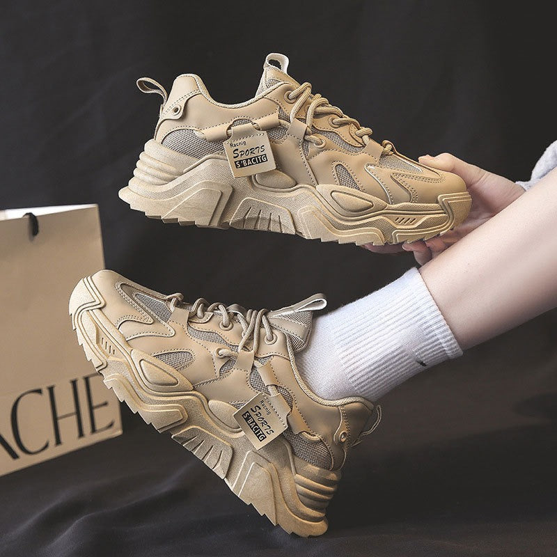 Sneakers InsKorea – Scarpe Sportive Donna con Suola Spessa in Stile Coreano