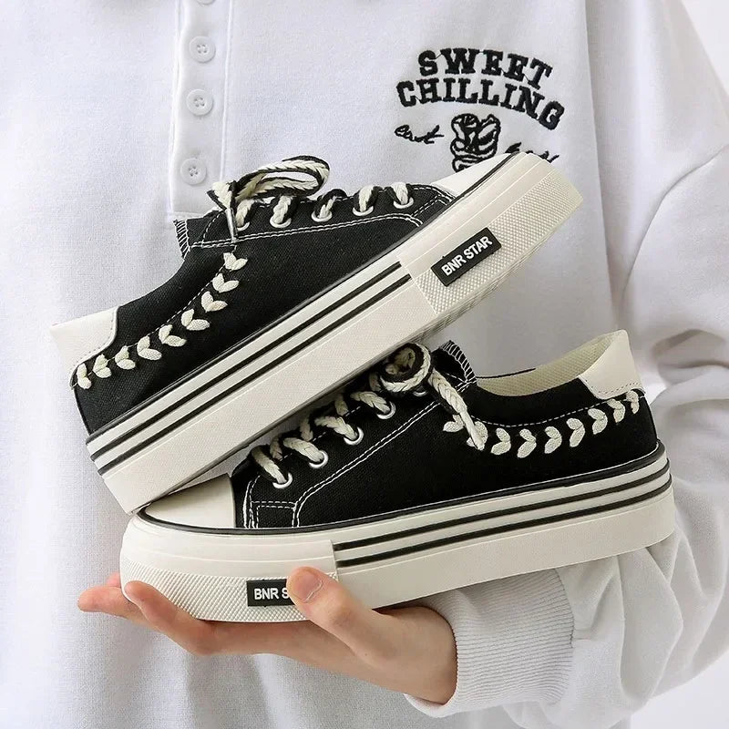 Sneakers Platform Canvas Gravity