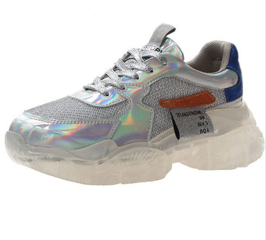 Crystal Jelly Glow – Sneakers Donna Dazzle Platform