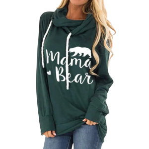 Felpa Letter Mood in velluto