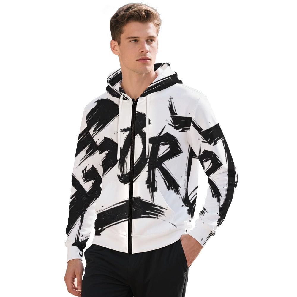 Felpa JSPORTS Momo M01 – Dominio Bianco Nero