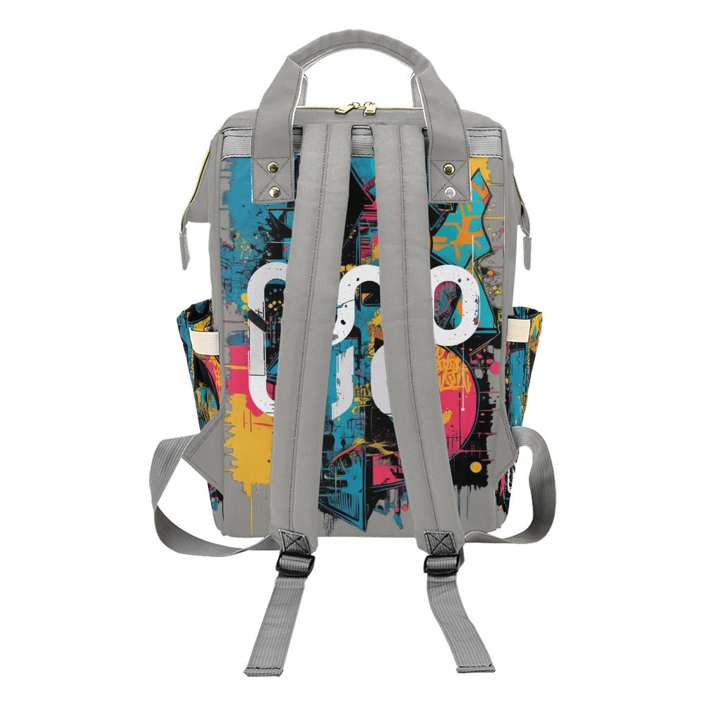 Zaino Multifunzione “Visual Riot” – Concrete Eschoes Collection