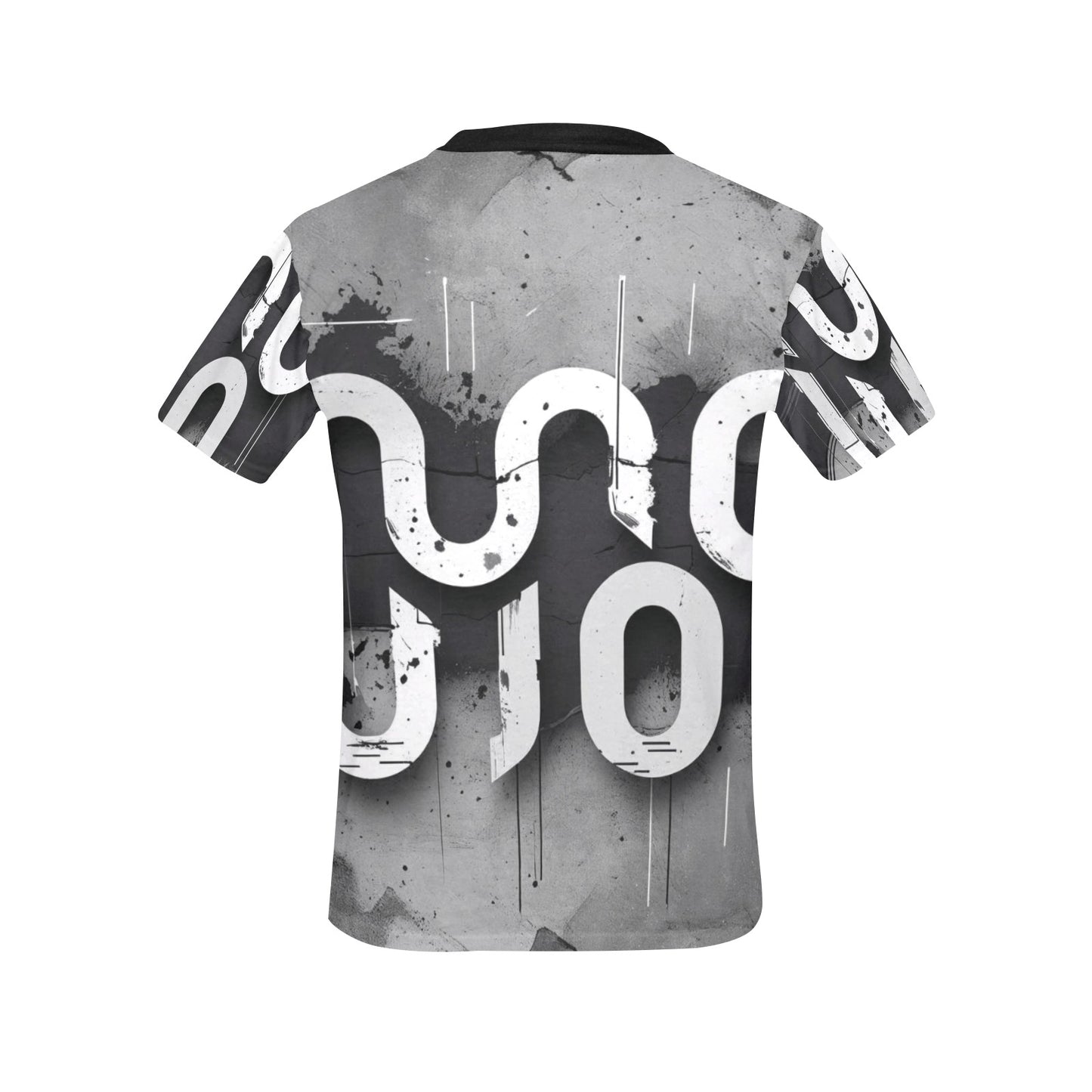 T-shirt donna graffiti all over "Urban Static" – Collezione Concrete Echoes | JSHUB