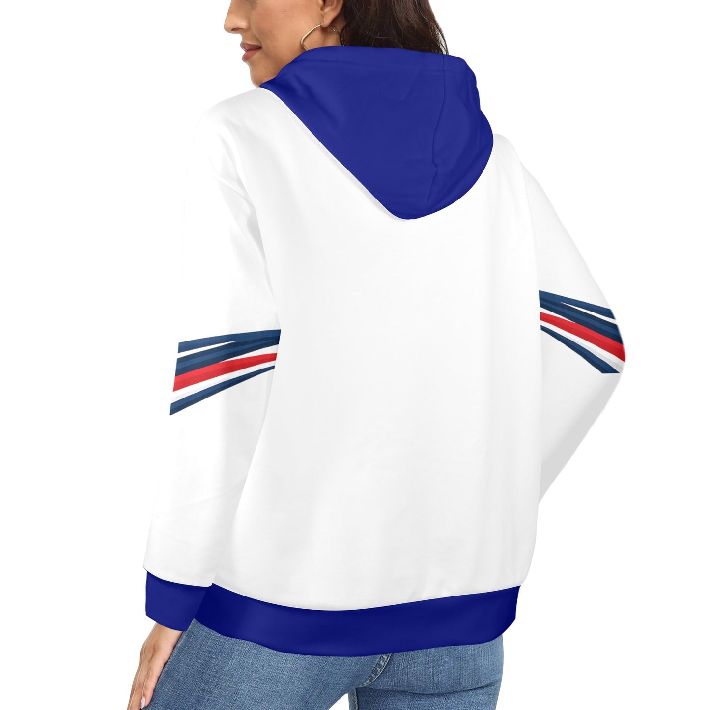 Felpa Donna Norway Tech Nordico Bianca Winter Nation 2026 JSHUB Zip Full