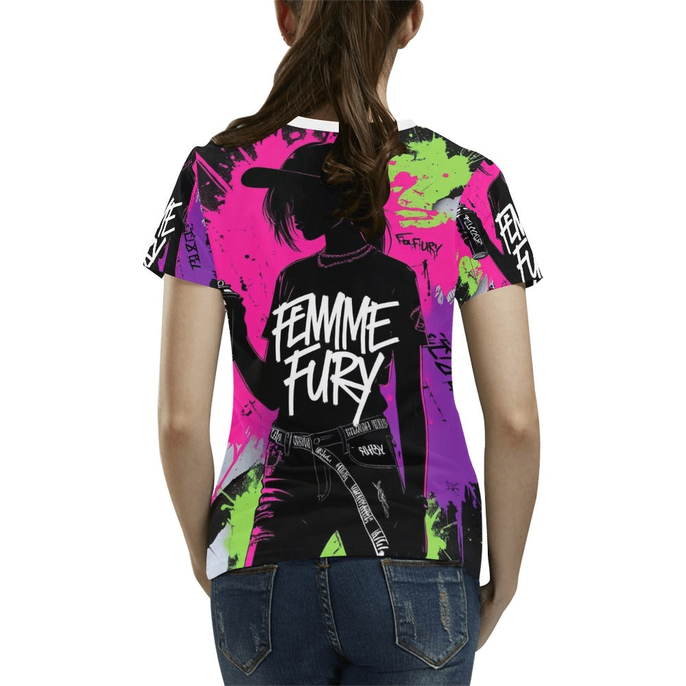T-shirt donna FEMME FURY - Streetwear