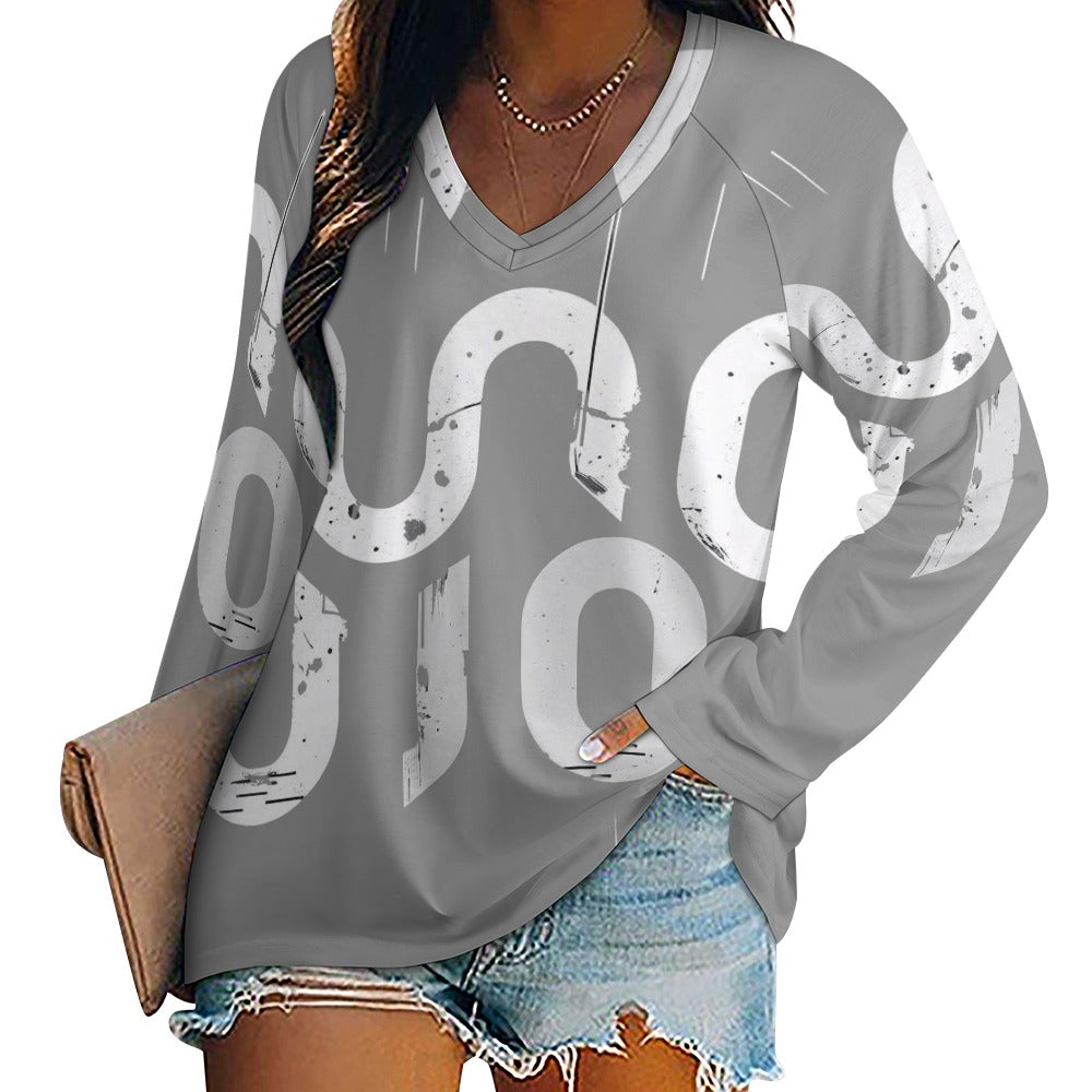 T-shirt donna “Urban V Long Tee” – Concrete Echoes