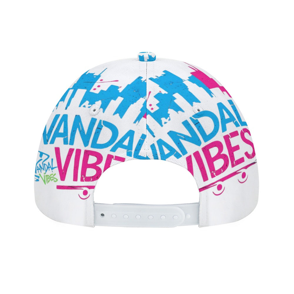 Cappello Vandal Dome  Visiera curva bianco streetwear