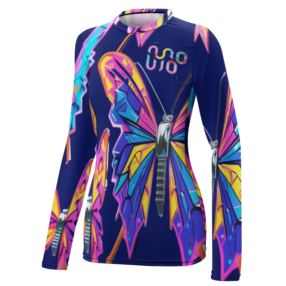 Maglietta donna Wings of Noise maniche lunghe protezione UV – 10 varianti colore