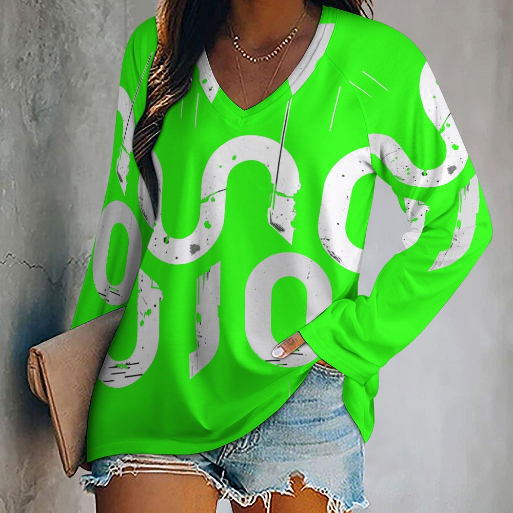 T-shirt donna “Urban V Long Tee” – Concrete Echoes