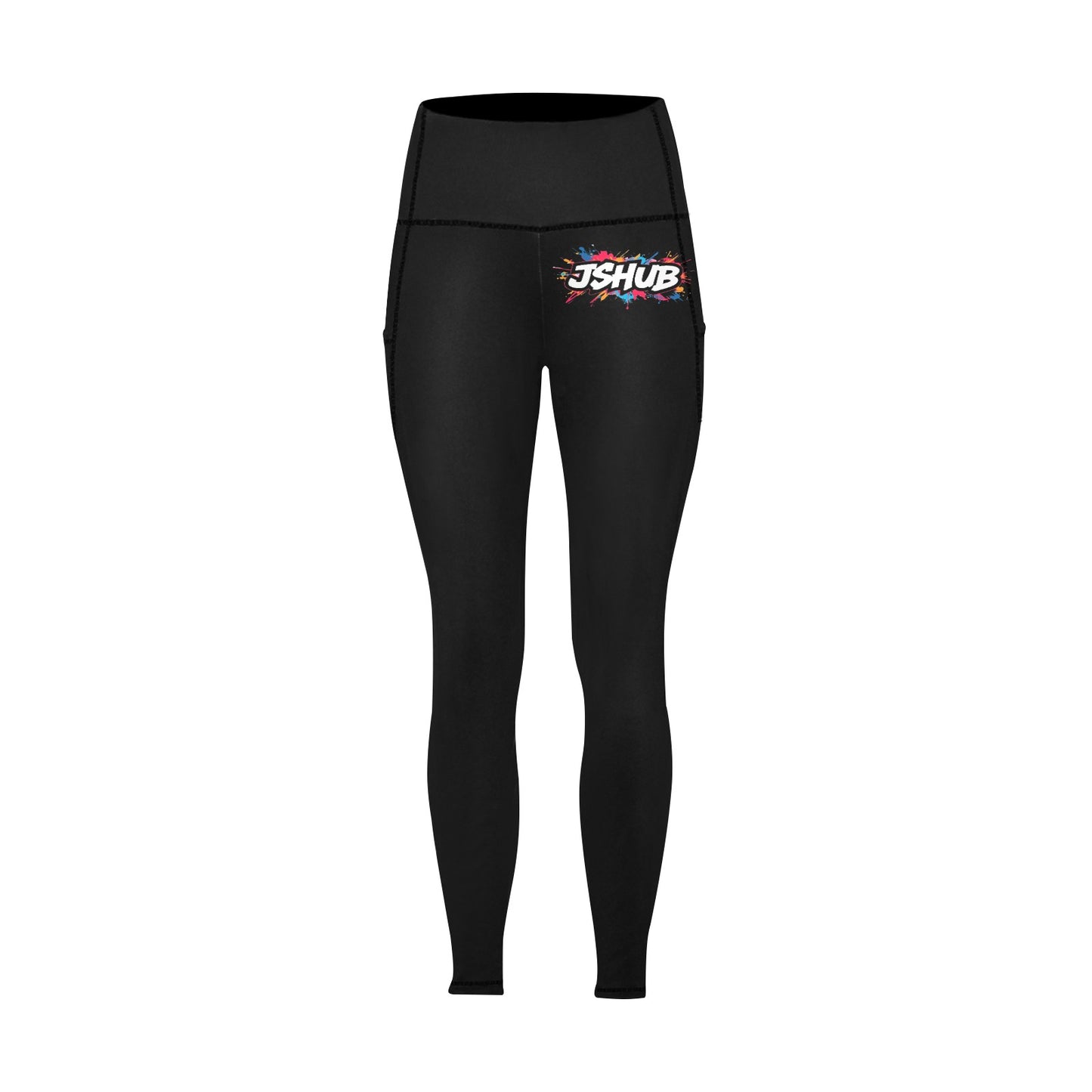 Leggings Donna JSHub All-Over con Tasche – Collezione Urban Streetwear 2025