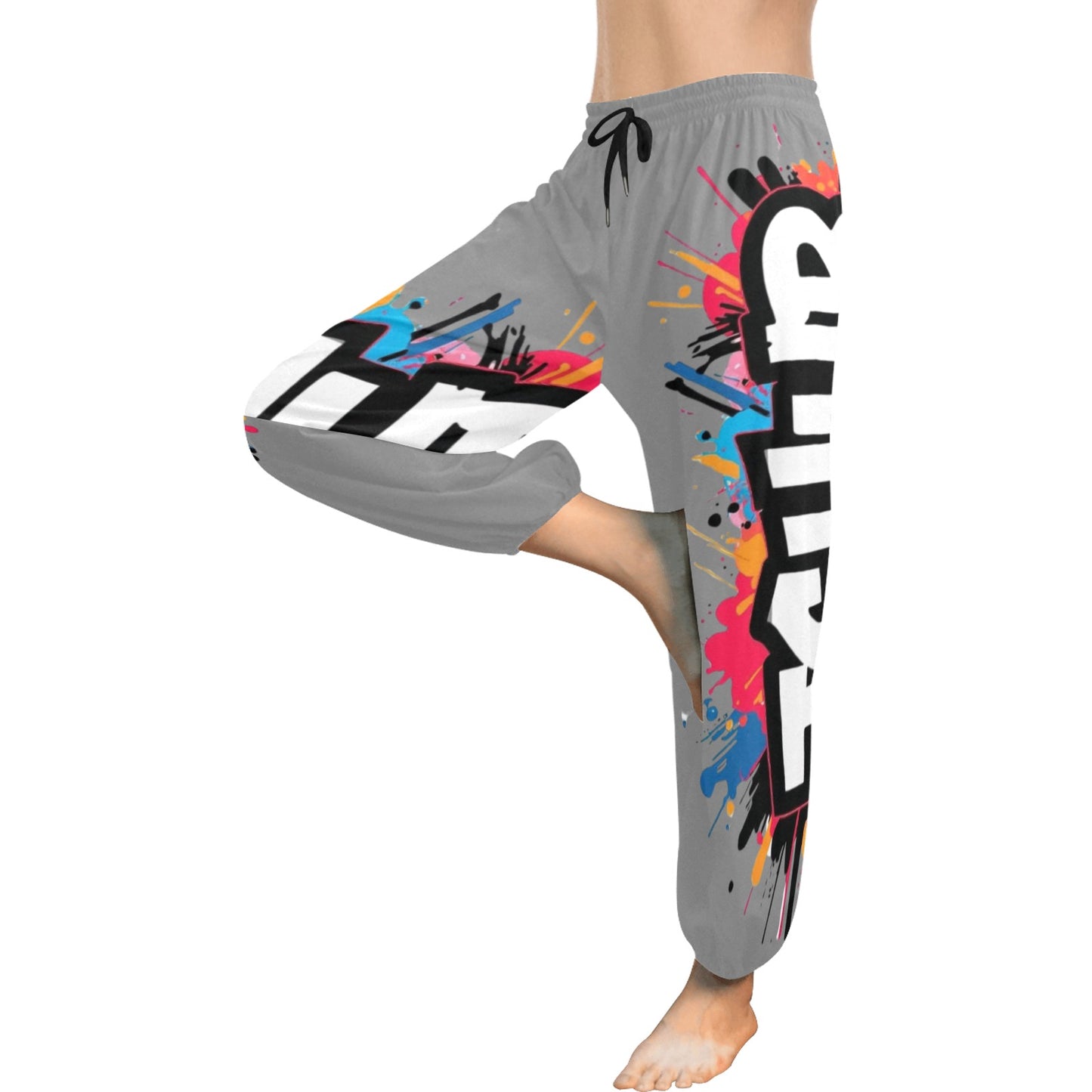 Pantaloni Harem Donna JSHub – Stile Casual con Stampa All-Over