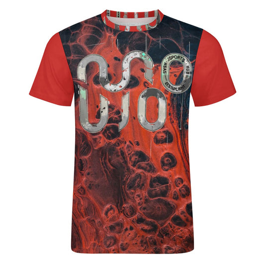 T-shirt Uomo “Concrete Echoes – Lava Drop”