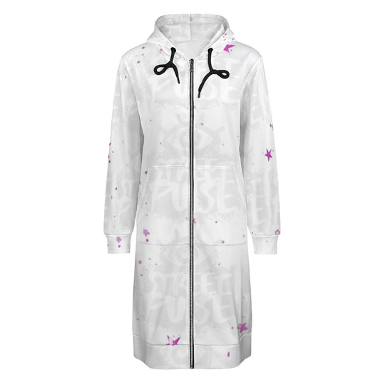 Felpa lunga donna “Cosmic Flow” – Collezione JS Street Pulse