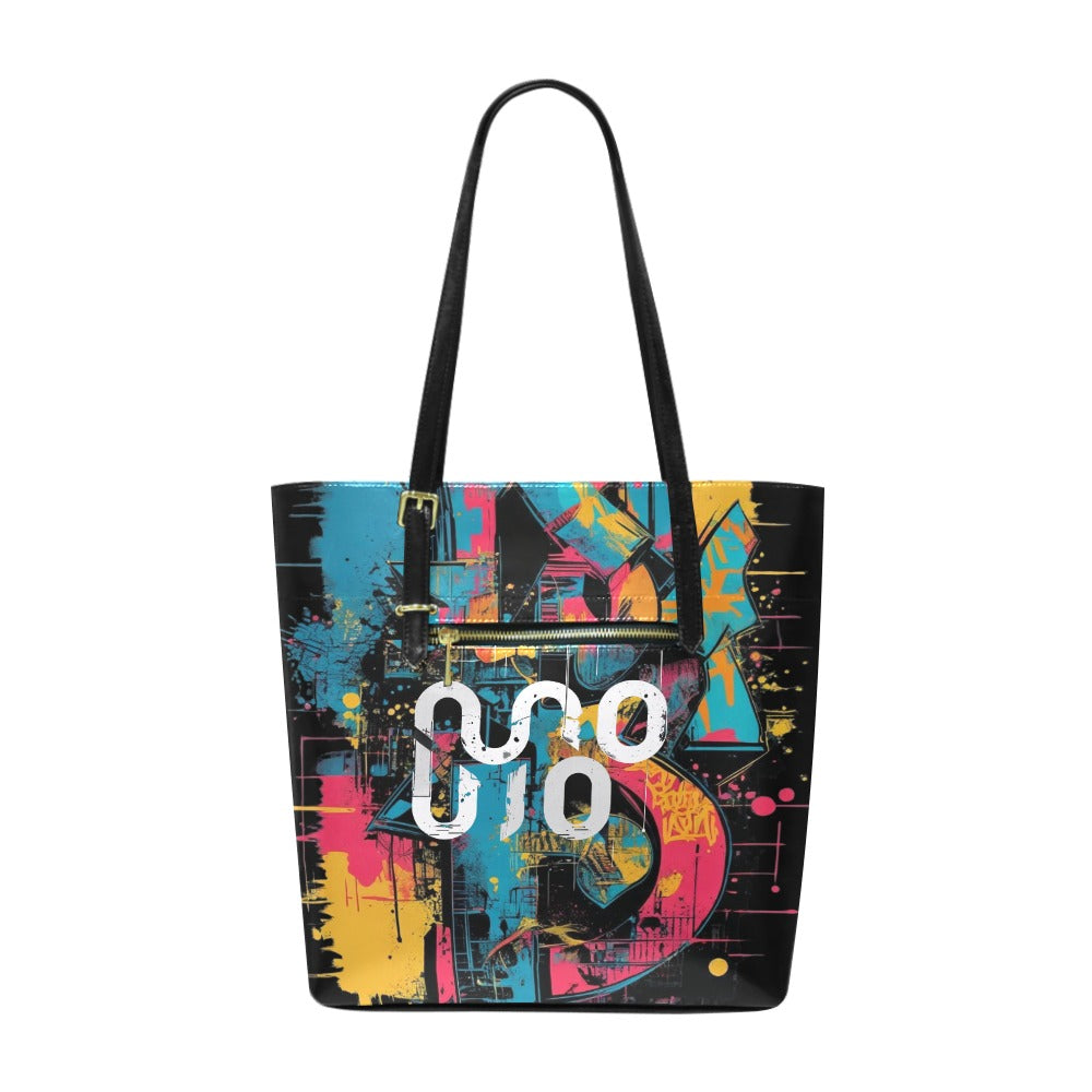 Borsa a Tracolla Donna “Visual Riot” in Pelle PU – Collezione Concrete Echoes