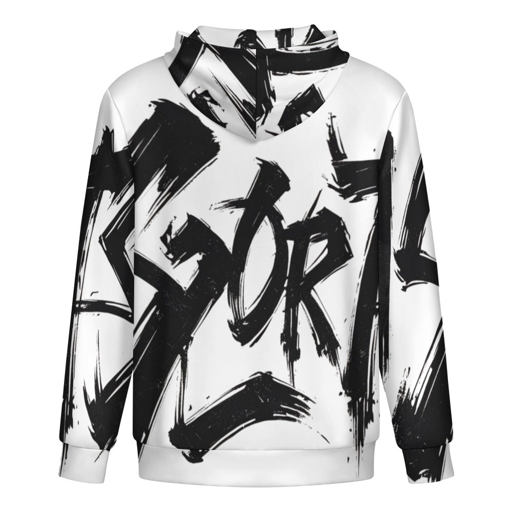 Felpa JSPORTS Momo M01 – Dominio Bianco Nero