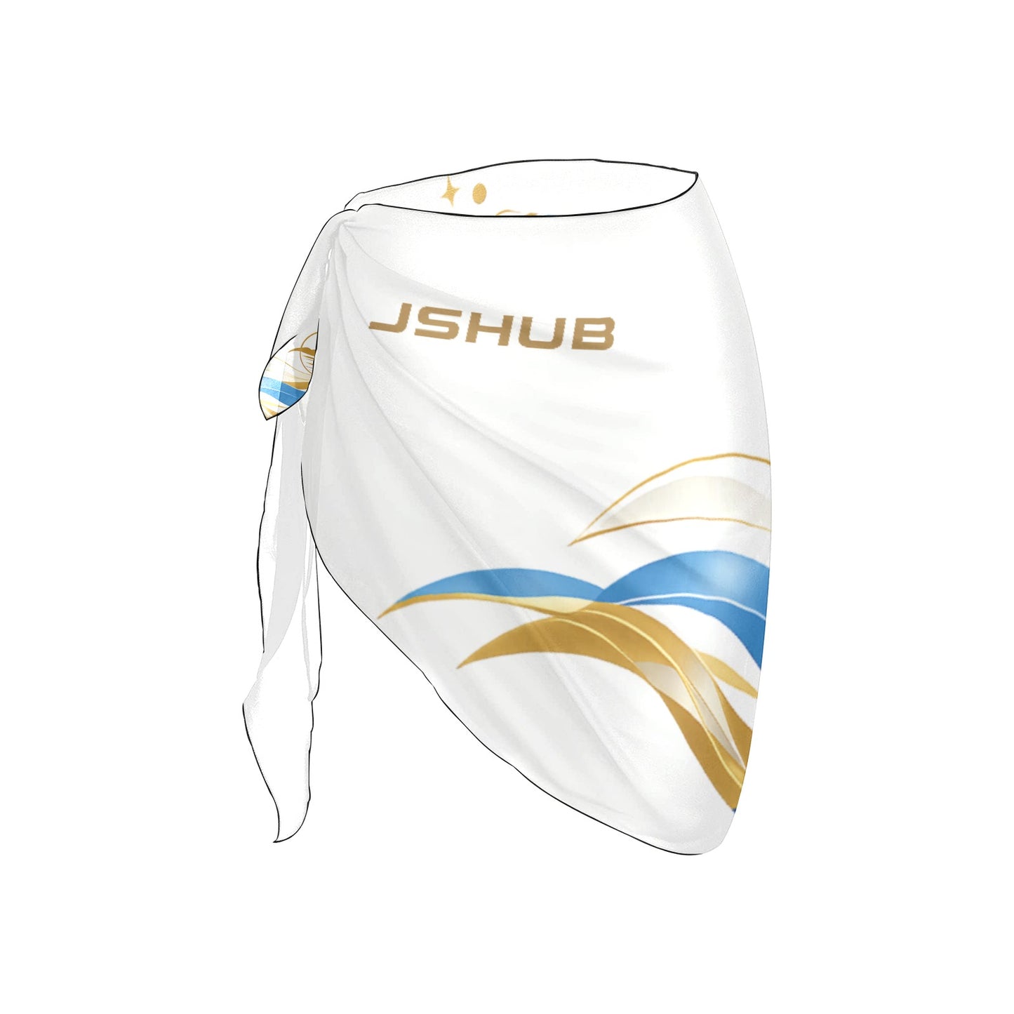 Fascia Pareo Mare Donna JSHUB in Chiffon Leggero | Copricostume Sarong da Spiaggia