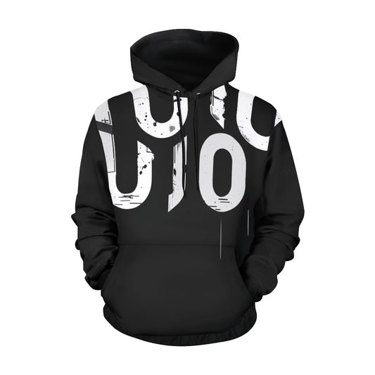 Felpa Donna con Cappuccio “Concrete Echoes Icon” – Black Edition