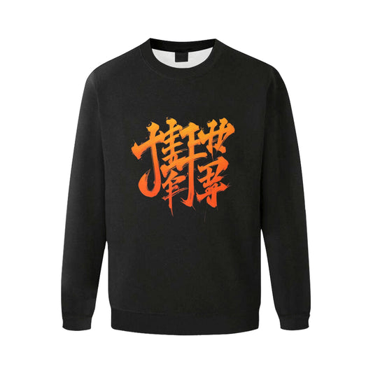 Felpa Uomo "JSPORTS Mono H18 Black-Orange"