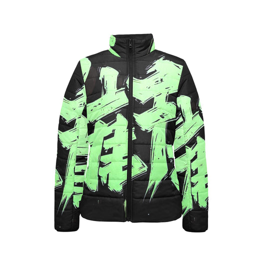 Giacca imbottita donna momo bloom urban mint