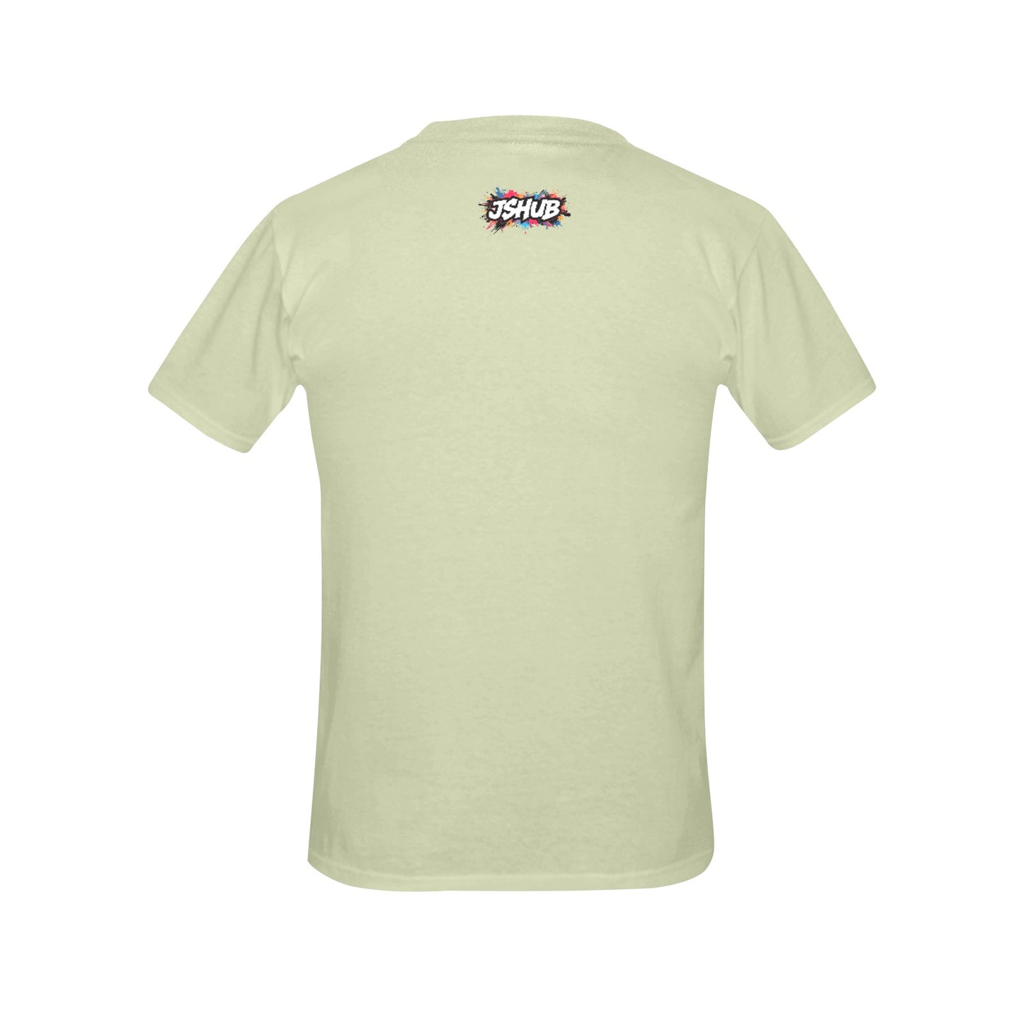 T-shirt Donna JSHub Girocollo Elegante – Stampa All-Over Urban Style