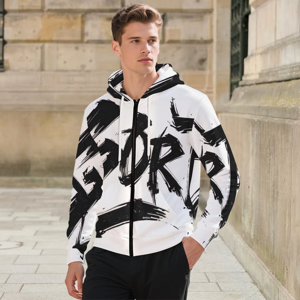 Felpa JSPORTS Momo M01 – Dominio Bianco Nero