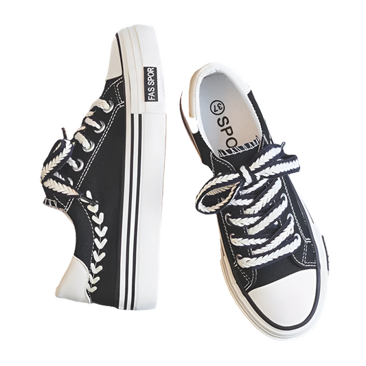 Sneakers Platform Canvas Gravity