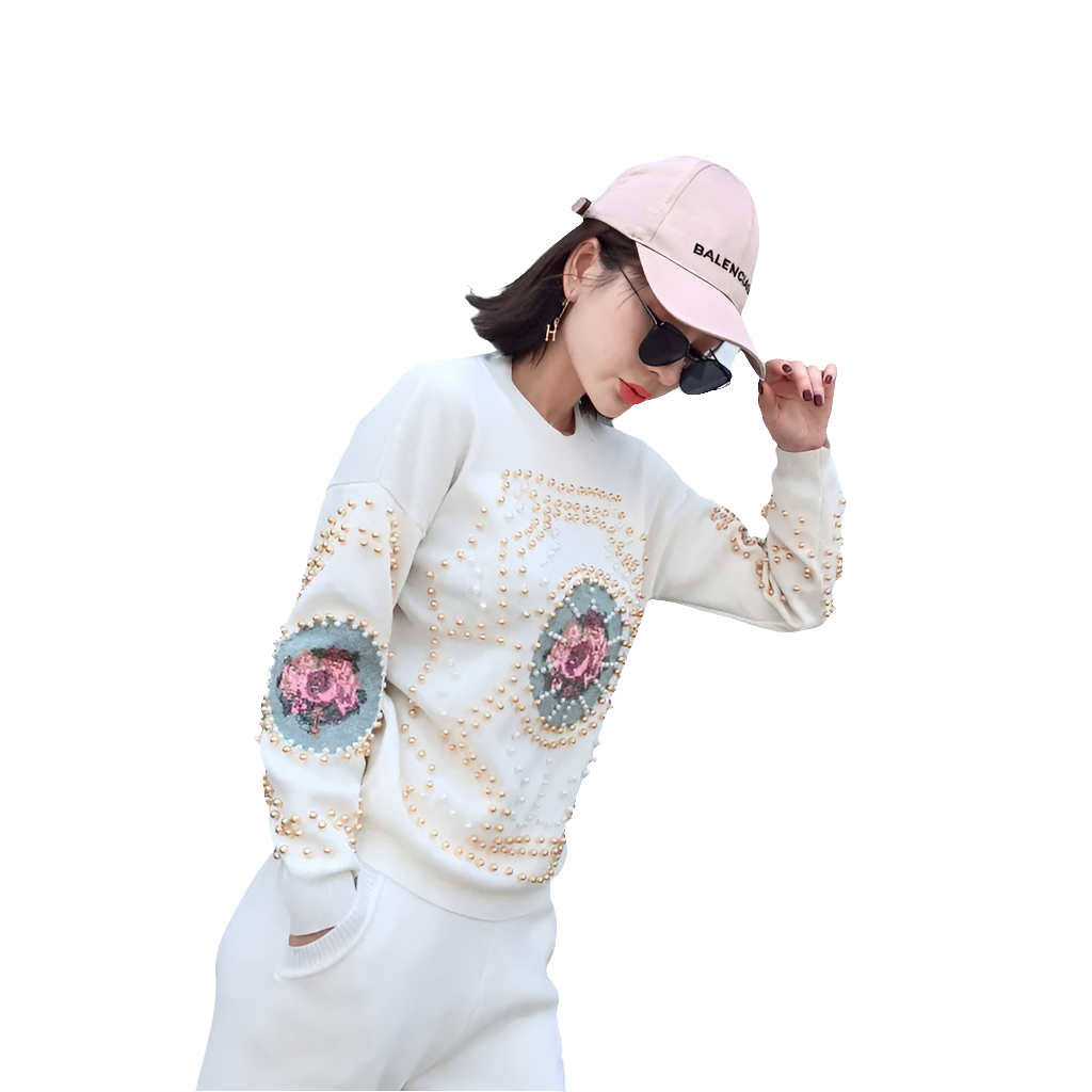 Tuta Embossed Knitwear Street Set