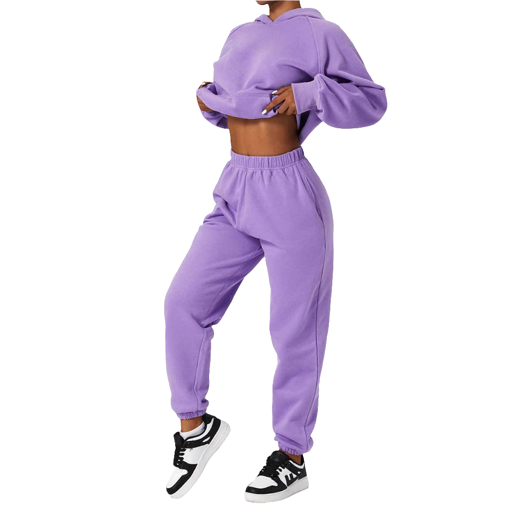 Tuta Plush Pocket Hooded Streetwear