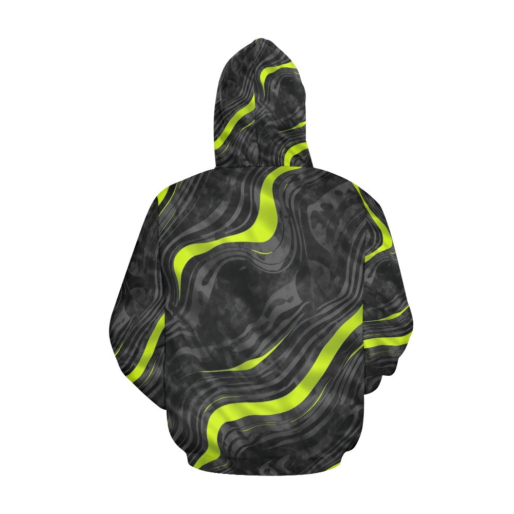 Felpa con cappuccio Neon Flow – JSHUB Collection Edizione Limitata Streetwear