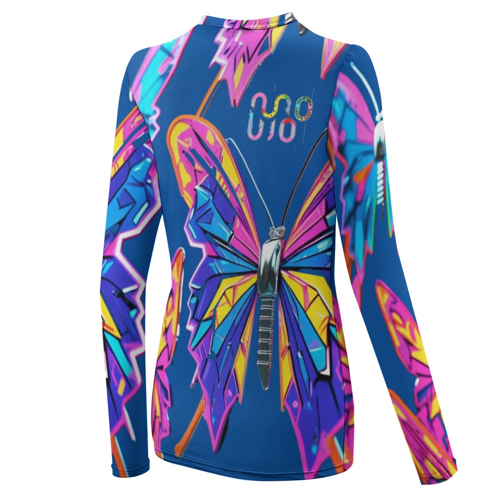 Maglietta donna Wings of Noise maniche lunghe protezione UV – 10 varianti colore