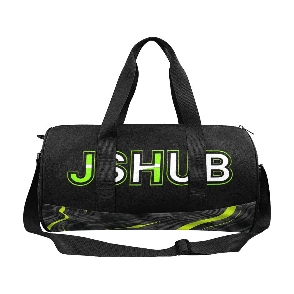 Borsone da Viaggio Nero JSHub Stampa All Over Uomo Edizione Limitata Streetwear JSHub