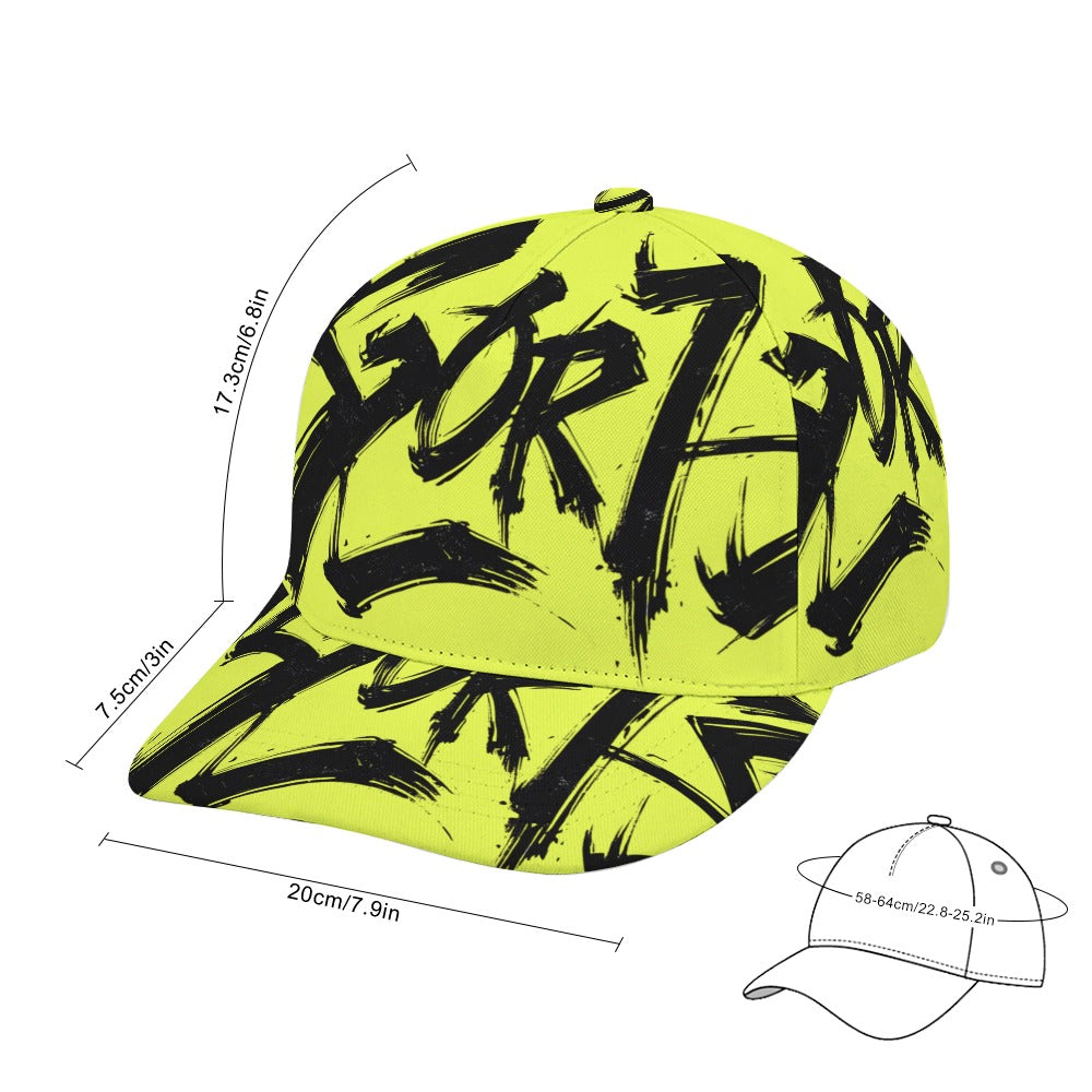 Cappello donna MOMO Bloom giallo fluo