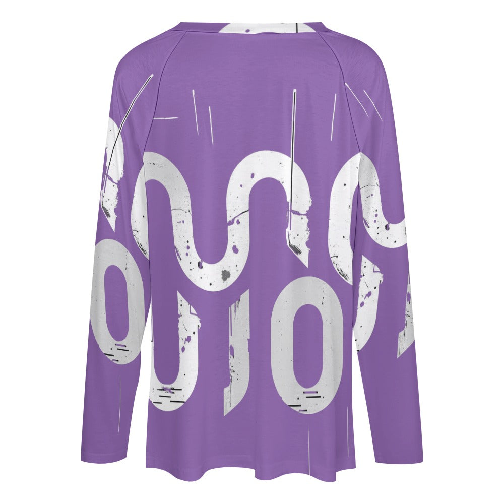 T-shirt donna “Urban V Long Tee” – Concrete Echoes