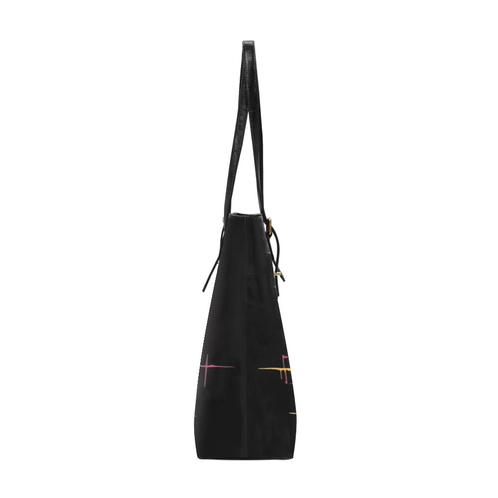 Borsa a Tracolla Donna “Visual Riot” in Pelle PU – Collezione Concrete Echoes