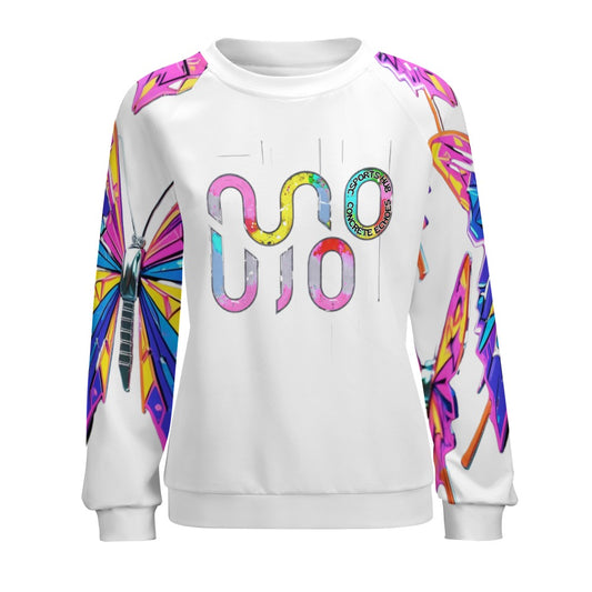 Felpa donna Concrete Echoes “Wing of Noise” – Eleganza urbana con dettagli 3D